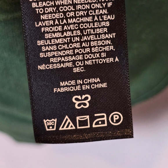 Aritzia Sunday Best Dress Green Slip Mini Womens XL Extra Large V Neck - Picture 6 of 8